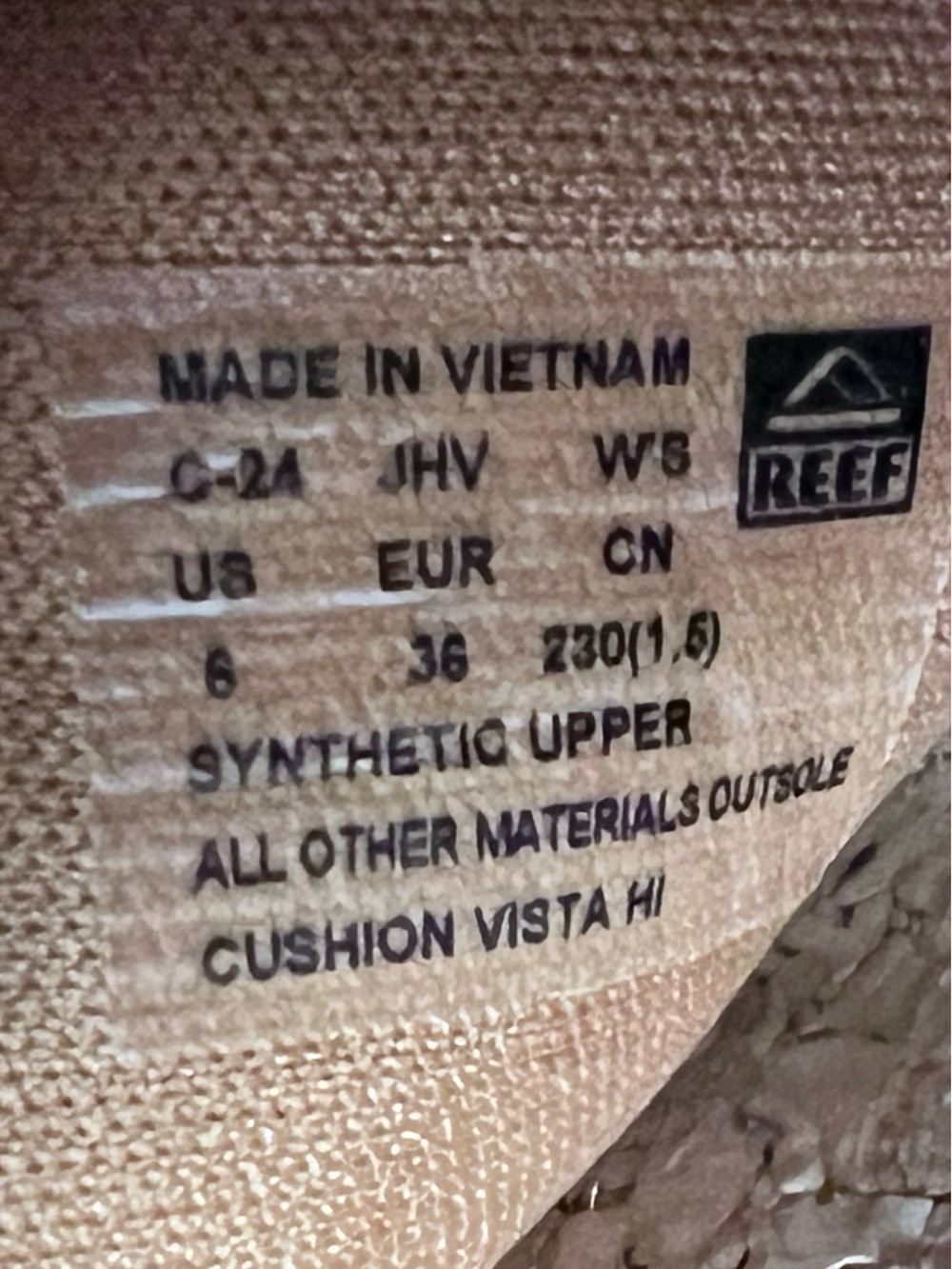 Reef Vista cushion hi women sandal 6 - Picture 9 of 9